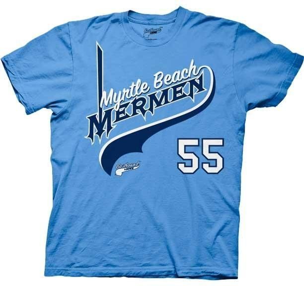 New Licensed Eastbound & Down Myrtle Beach Mermen 55 Adult T Shirt 