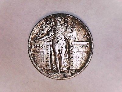 1923 STANDING LIBERTY QUARTER DOLLAR COIN (XF)