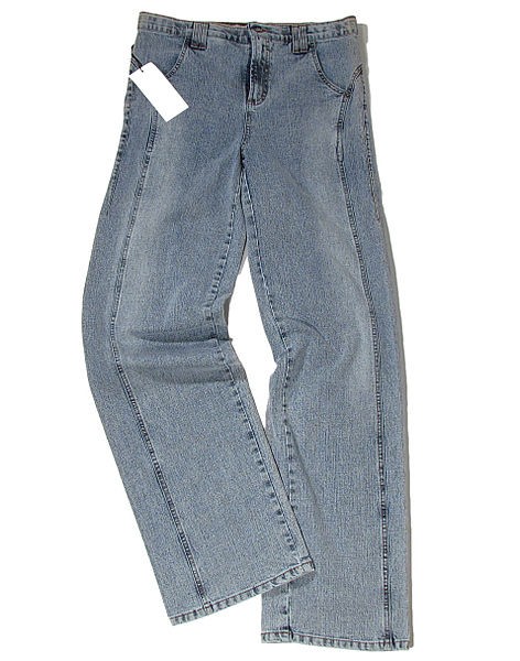 DOLCE & GABBANA Moon Washed womens baggy jeans pants retro Denim 