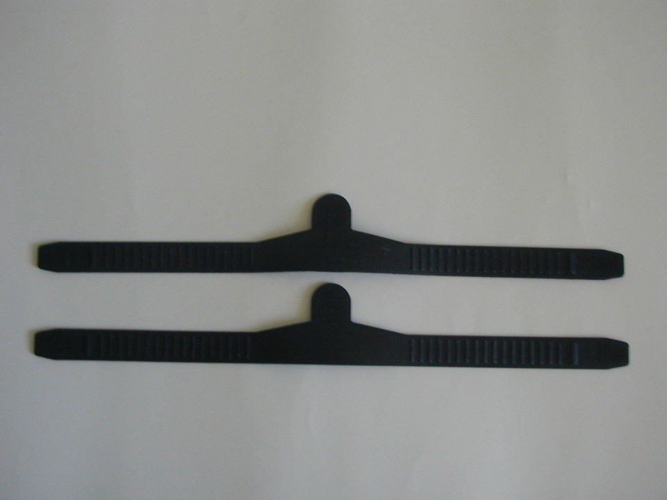 Rubber fin strap scuba diving gear spare parts pair