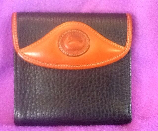 Dooney and Bourke Black AWL Bi Fold Wallet