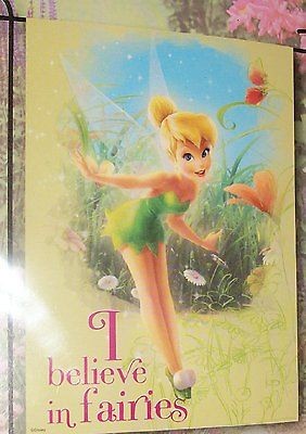   New Tinkerbell I Believe In Fairies Garden Flag For Dog Rescue Charity