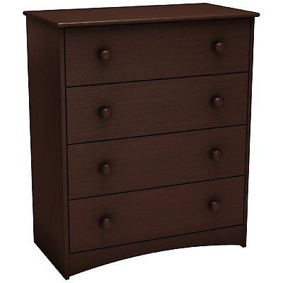 Drawer Wood Chest Dresser Nursery Furniture Baby Toddler Easy Brown 