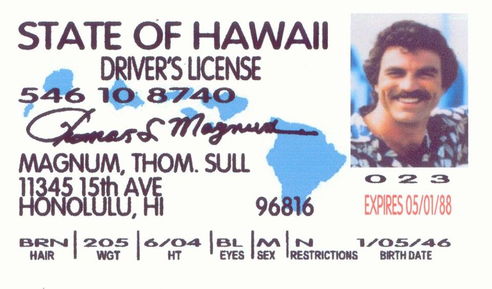 drivers license