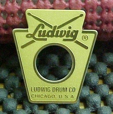 Ludwig Brass Keystone Badges for 60s era Drum Restoration