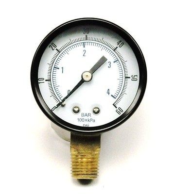 low pressure  0   60LBS, replacement gauge for co2 regulator