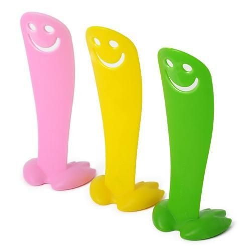 Colorful Little Foot Shape Smiling Face Shoehorn Shoe Lifter