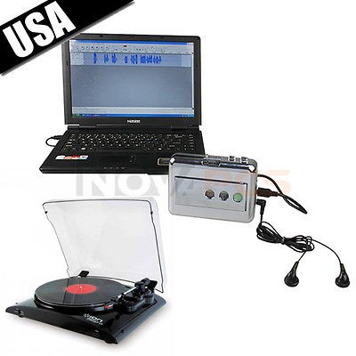 LP/Vinyl Tape to PC Record DUAL Hybrid USB Cassette to  Converter 