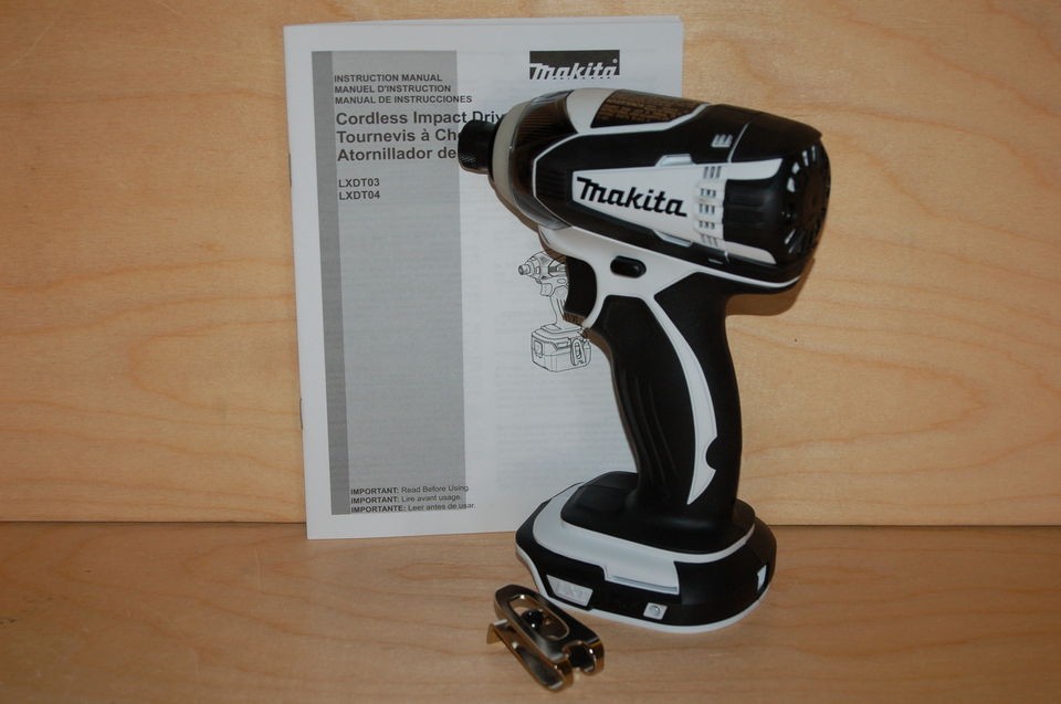 Brand New Makita 18v LXDT04 (white) Impact Driver TOOL Only