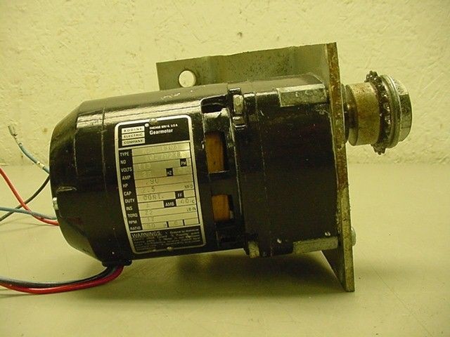 Bodine Electric Motor NCI 11D4 115V 1PH .26A 60Hz