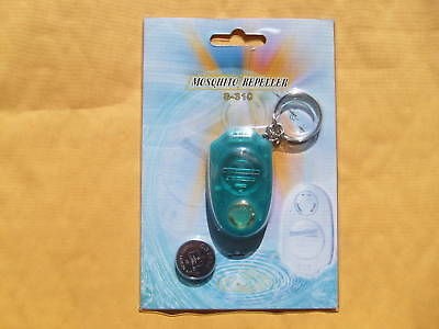 New Portable Electronic Mosquito Repeller keychain ring BATTERIES 