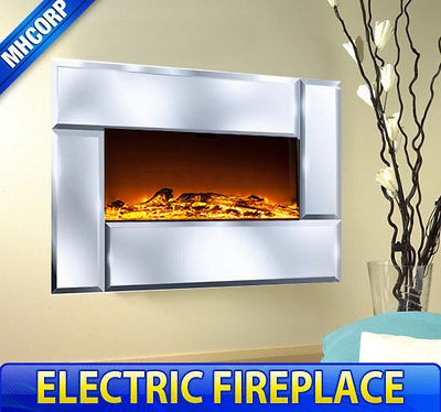 wall mount fireplace in Fireplaces