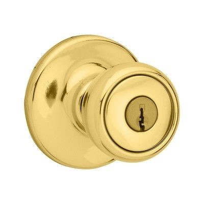 NEW KWIKSET mobile home ENTRY DOOR KNOB SETS POLISHED BRASS