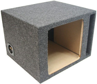 SINGLE 12 CAR STEREO KICKER SQUARE L3 L5 L7 PORTED SUB ENCLOSURE 