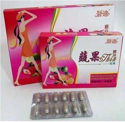 Fresh Fruit Slimming Capsules (2 Boxes x 12 Capsules = 24 Capsules)