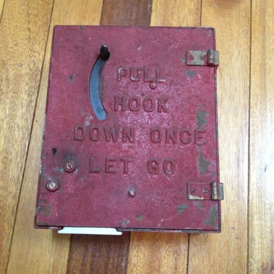 Antique Fire Department Alarm Very Heavy Works