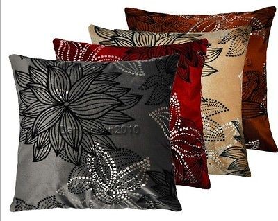   pile Velvet Flocking&Silver Foil Stamping Throw Pillow Cushion covers