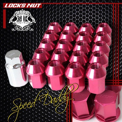   /RIM LUG NUT M12X1.5 +LOCK+SOCKET FORD FOCUS RED (Fits Ford Fusion