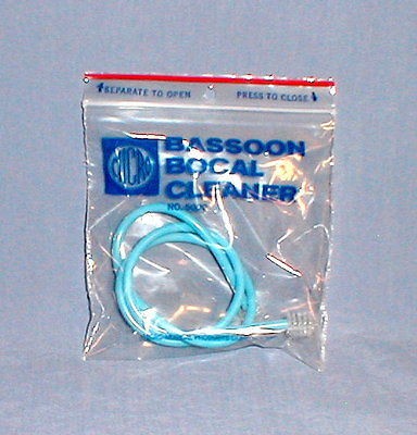 Bassoon bocal cleaner   vinyl covered snake   NEW in pkg