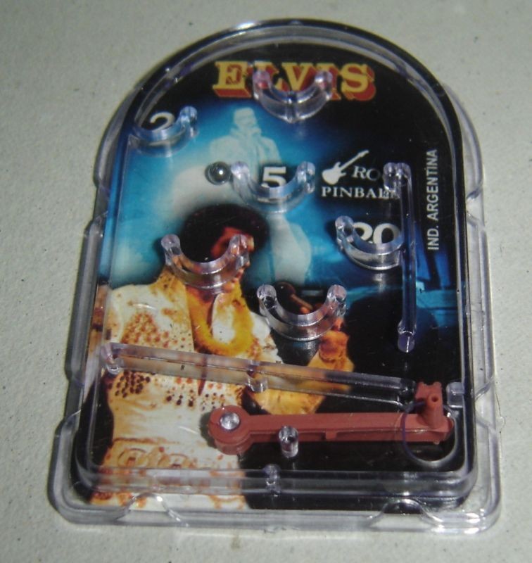 ELVIS PRESLEY Argentina MINI PINBALL premium toy ROCK