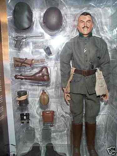 SIDESHOW 12 INCH WWI GERMAN ARMY INFANTRY OFFICER WESTERN FRONT 1917 