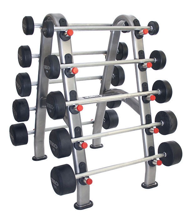   Set Urathane Curl Barbells & Rack Weight Bicep Dumbbells Fixed Bars