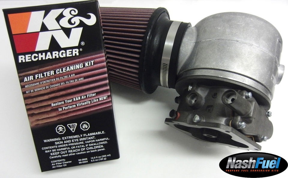   LPG LP CT425M 2 425 MIXER K&N AIR FILTER CLEANER 90 DEGREE ADAPTER