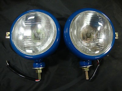 NEW FORD TRACTOR 12V BLUE HEADLIGHTS 2000 2600 3000 3600 3610 4000 