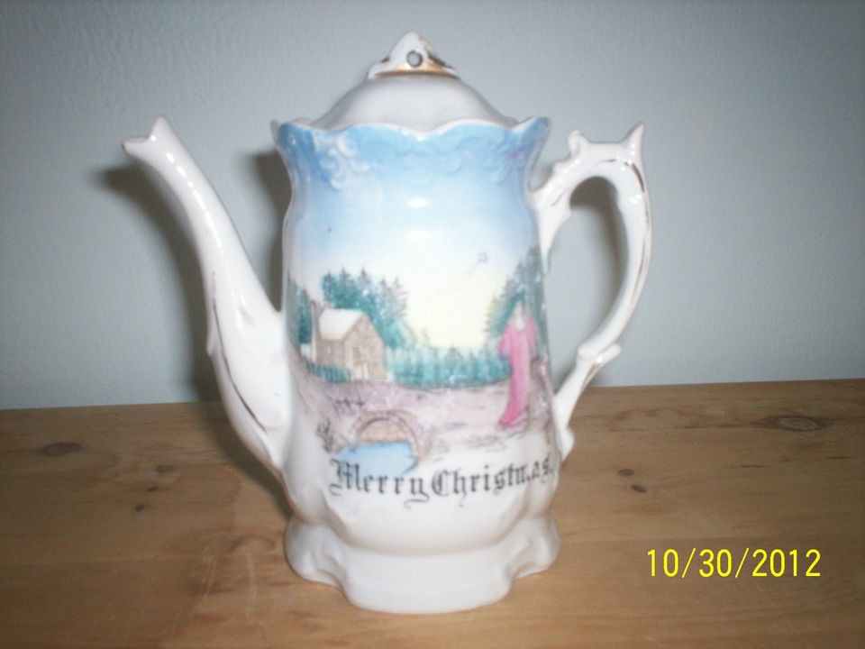 ANGEL and STAR CHRISTMAS CHILDS GERMAN TEA POT