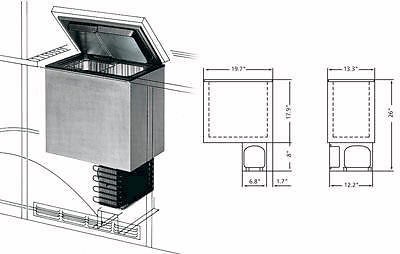 WAECO COOLMATIC 1.4 CUBIC FEET 12/24 VOLTS DC SPACE SAVING COOLER 