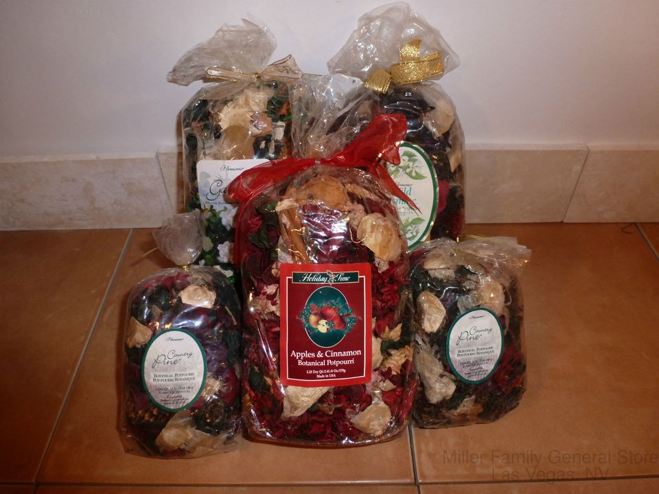 Lot of FloraSense Botanical Potpourri Holiday Smells and Crafts