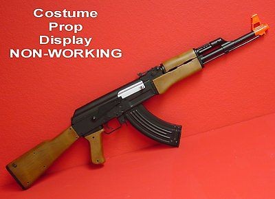 COSTUME PROP aeg AK47 Soviet/Russian KALASHNIKOV AK 47 Assult Rifle 