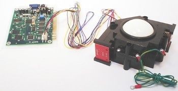 Arcade Trackball w/ Harness for JAMMA 60 in 1 Multicade / Icade PCB