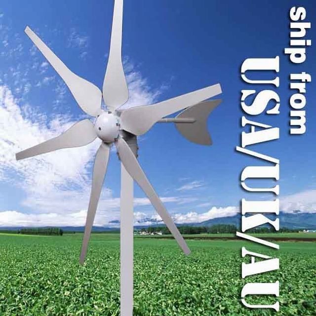 WIND TURBINE GENERATOR KIT 300W MAX 12/24V OPTION AEROGENERATOR 6 