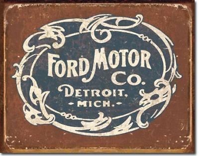   Historic Logo Metal Tin Sign Auto Car Garage Shop Vintage Advertising