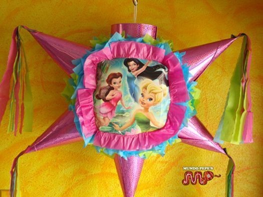 Pinata Fairy Princess Tinkerbell Star Shape Holds Candy