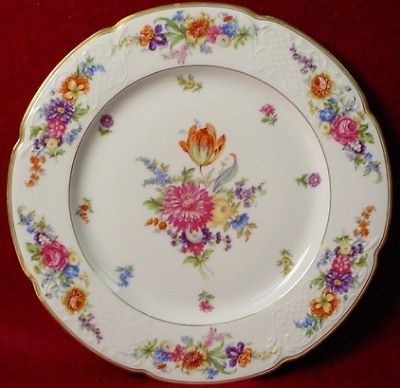 SCHLAGGENWALD china SCL24 Dresden Flowers DINNER PLATE