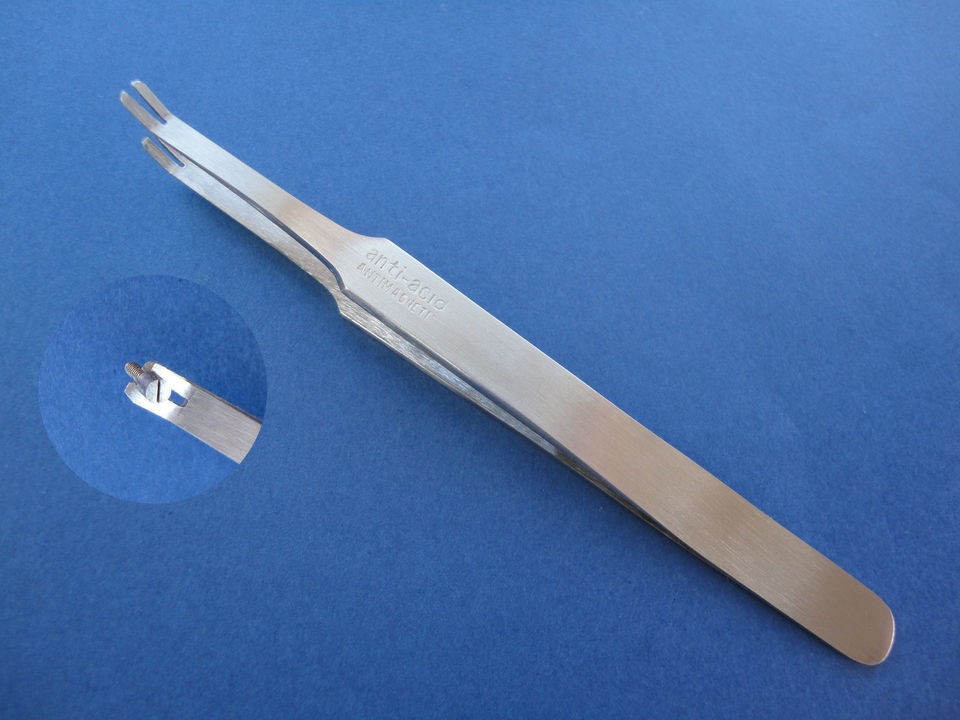 Clock Watch TWEEZERS FOR HOLDING SCREWS Clockmaker Watchmaker Repair 