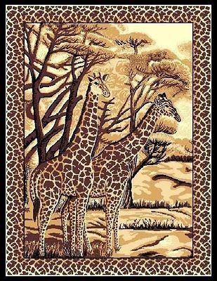 giraffe rug in Home & Garden