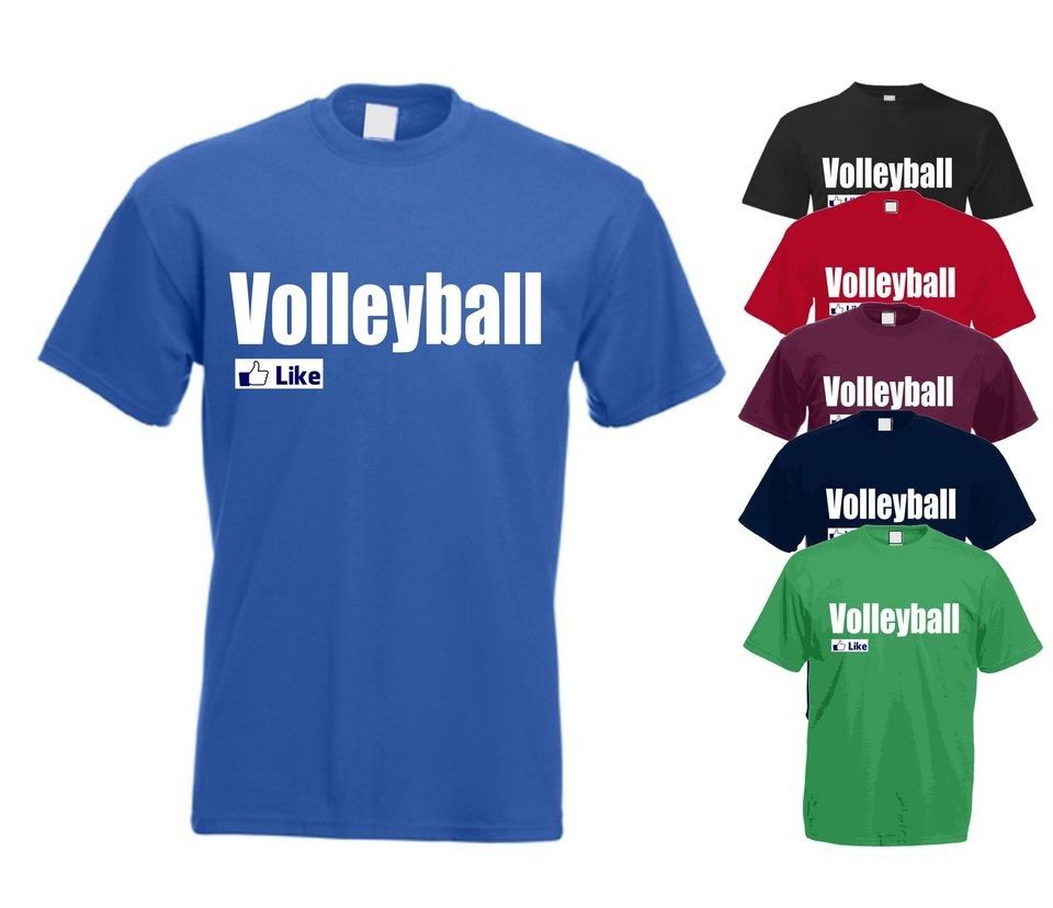   Like VOLLEYBALL T Shirt Mens / Ladies / Womens / Boys / Girls