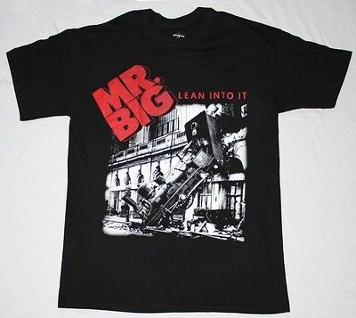 MR BIG LEAN INTO IT91 HARD ROCK BAND EXTREME IMPPELLITERRI NEW BLACK 