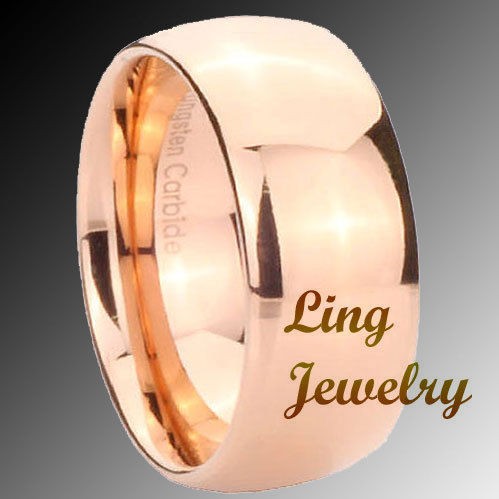 men rose gold wedding rings