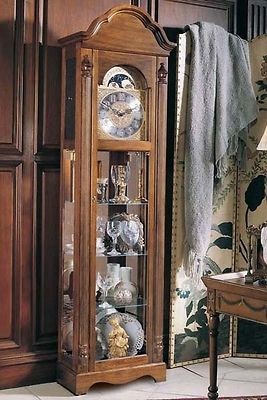 grandfather clock curio in Grandfather Clocks