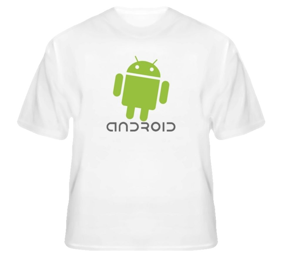 ANDROID Google Mobile Tablet OS Smartphone Logo T Shirt