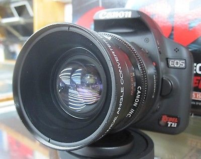 Wide Angle Macro Lens For Canon Eos Digital Rebel t2i xt t2i t3 t4 xt 