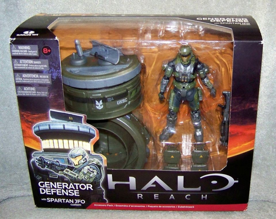 MCFARLANE HALO REACH 2012 GENERATOR DEFENSE WITH SPARTAN JFO SET