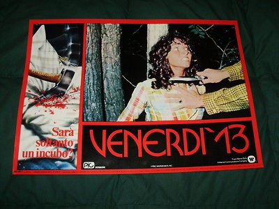   italian photobusta movie poster horror jason halloween nightmare 2