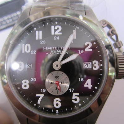   KHAKI MENS WATCH AUTOMATIC SAPPHIRE ALL TITANIUM CASE & BAND ORIGINAL