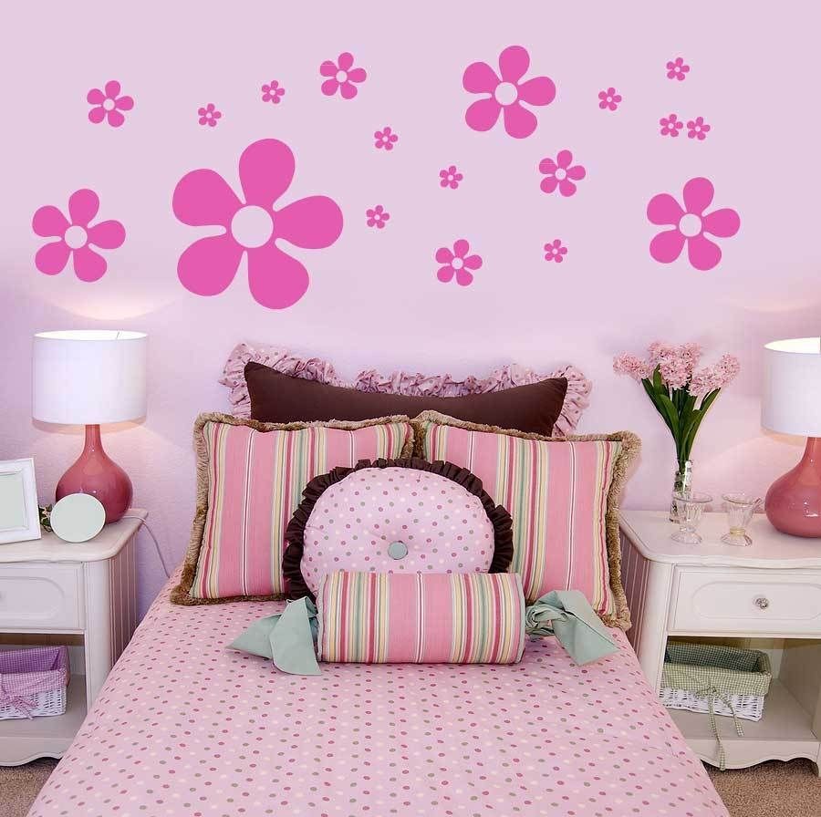 FLOWER WALL ART DECAL STICKERS INTERIOR DESIGN NO PAINT