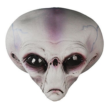 Adult Roswell Alien Halloween Costume Full Mask